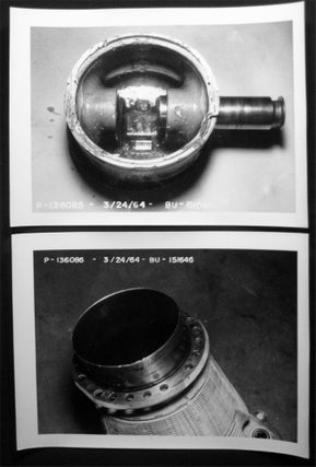 1964 Series of Photographs of Damaged Parts and Systems of a Grumman S-2F Tracker Airplane After a Water Landing.