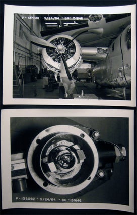 1964 Series of Photographs of Damaged Parts and Systems of a Grumman S-2F Tracker Airplane After a Water Landing.
