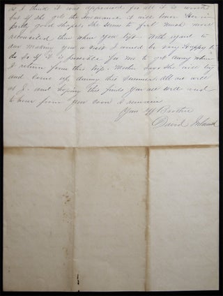 1883 & 1884 Autograph Letters Signed By John Ireland and David Ireland of Ireland Bros. Manufacturers of Fine Gloves Johnstown, N.Y. Written to Their Sister