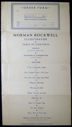 Prospectus for Norman Rockwell Illustrator By Arthur L. Guptill Published By Watson-Guptill Publications, Inc. Tom Sawyer Illustration