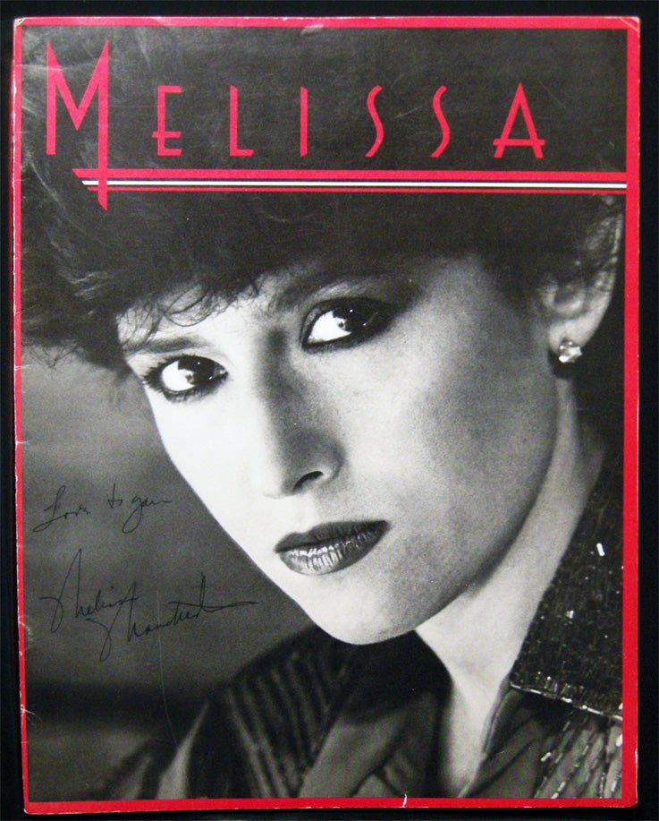 Item #028736 Melissa Manchester Promotional Brochure Inscribed and Signed. Americana - 20th Century - Entertainment History - Melissa Manchester.
