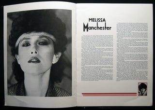 Melissa Manchester Promotional Brochure Inscribed and Signed