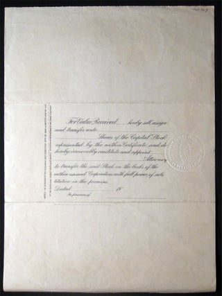 1928 McKinley Mines Securities Company Limited Stock Certificate