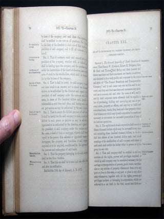 Private Laws of the State of North Carolina, Passed By the General Assembly at the Session 1871 - '72, Published By Authority