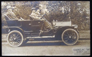 Item #028832 Circa 1909 Real Photo Postcard Cadillac "30" Automobile Sent as an Advertising...