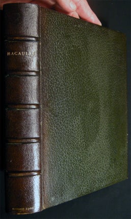 Item #028873 Macaulay's Two Essays on the Earl of Chatham. Thomas Babington MacAulay