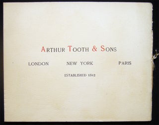 The Latest Publications By Arthur Tooth & Sons 299 Fifth Avenue, Cor. 31st St. New York
