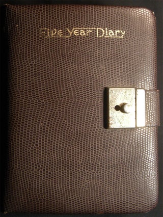 Item #028977 1942 - 1943 Diary of a Young Man from Croton New York: School, Hitchhiking, Living...