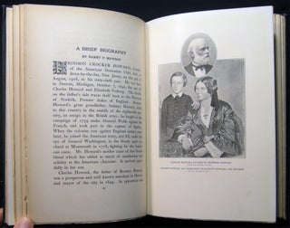 In Memoriam Bronson Howard 1842 - 1908 Founder and President of the American Dramatists Club Inscribed to J.J. McCloskey from the American Dramatists Club As Its Dean
