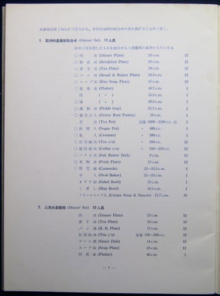 Circa 1950 Catalog of Japanese Ceramic and Other Export Trade Items