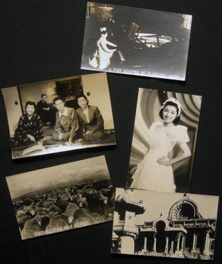Item #029010 Five 20th Century Japan Photographs & Real Photo Postcards. Japan - Postcards -...