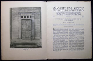 Item #029045 An Architectural Monograph on the Settlements on the Eastern End of Long Island: The...