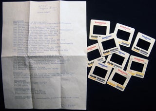 Item #029049 Circa 1995 Group of Color 35mm Slides of Artworks By Gloria Scher (1925 - 2013) and...