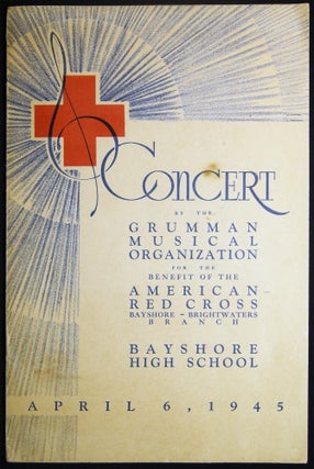 Item #029095 Concert By the Grumman Musical Organization for the Benefit of the American Red...
