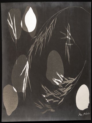 Circa 1957 Abstract Photograph Signed By Ilse Passler. Art - 20th Century -.