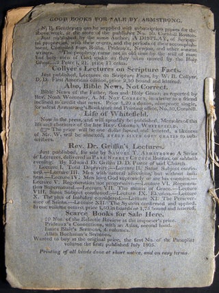The Panoplist, and Missionary Magazine June, 1813 No. 1 Vol. IX