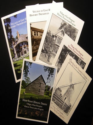 1995 - 2011 Group of Publications of the Village of East Hampton Historic Preservation Program. Americana - 19th Century -.