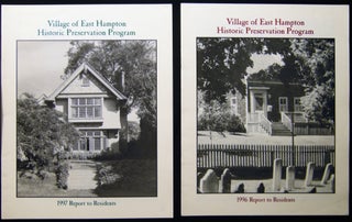 1995 - 2011 Group of Publications of the Village of East Hampton Historic Preservation Program