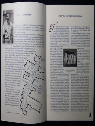 1995 - 2011 Group of Publications of the Village of East Hampton Historic Preservation Program