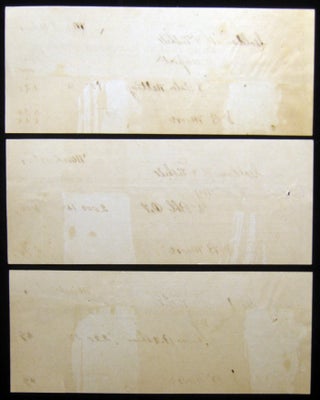 1881 Three Freight Tariff Shipping Payments Via the Long Island Railroad Company Cutchogue Station