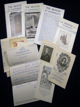 Circa 1918 - 1966 Group of Catalogs, Announcements, Exhibitions & Invitations from. Americana - 20th Century -.