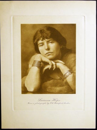 Circa 1903 Sepia-tone Gravure of Adela Florence Nicolson [n&eacute;e Cory], [pseud. Laurence Hope]. England - Photography - Laurence.