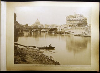 Circa 1880 Roma - Album of 40 Photographic Images By the Studio of Cesare Vasari