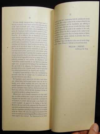 General Court-Martial Navy Department. Orders No. 41. Washington, June 12, 1888. Trial of Captain Thomas O. Selfridge, U.S. Navy USS Omaha on the Asiatic Station. Charge. "Neglect of duty"(Leading to loss of life)Target-shelling Ikeshima Island Japan