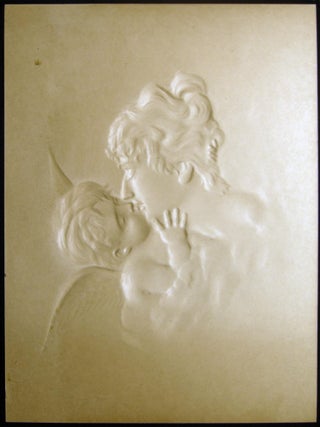 "Cupid's Kiss" Embossed Photograph Woodward & Tiernan Printing Co. St. Louis Missouri