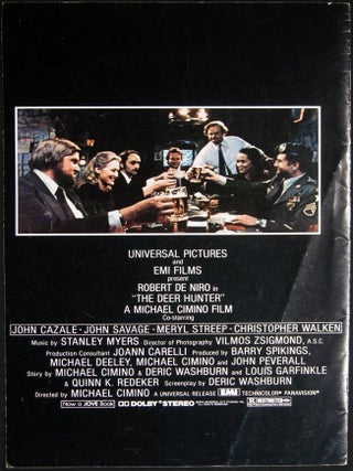 Robert De Niro The Deer Hunter A Michael Cimino Film