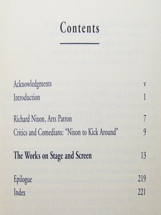 Nixon on Stage and Screen The Thirty-Seventh President As Depicted in Films, Television, Plays and Opera