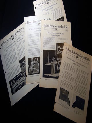 Fisher Body Service Bulletin Volume 2 Number 14, 15, 16, 17, 18. Americana - 20th Century -.