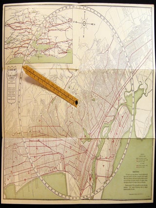 E-Z Guide Map of Oakland, California with Patent Indicator. Americana - 20th Century -.