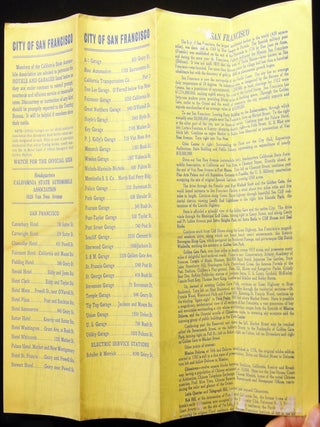 City of San Francisco (with) Masonic Islam Temple Ephemera
