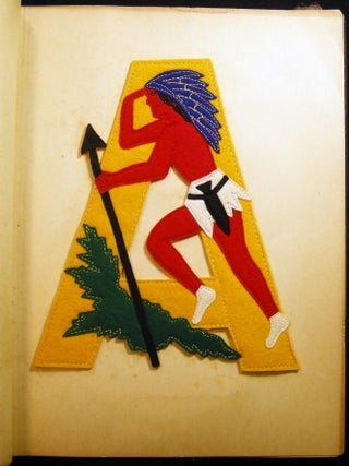 1937 - 1938 Scrapbook Including Photographs, Felt Camp Souvenir Emblems, Camp Songbooks &. Canadiana - 20th Century -.