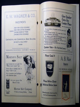 1917 Junior League Revel Production Program Book - Chicago (with) Manuscript Comments on Costumes and Performance Routines
