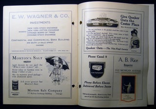 1917 Junior League Revel Production Program Book - Chicago (with) Manuscript Comments on Costumes and Performance Routines