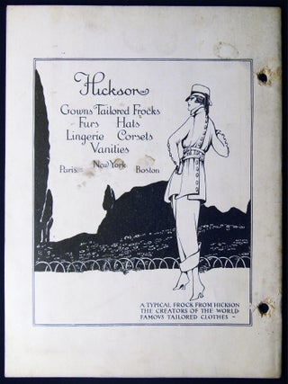 1917 Junior League Revel Production Program Book - Chicago (with) Manuscript Comments on Costumes and Performance Routines