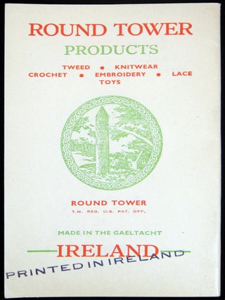 Item #030133 Round Tower Products Tweed Knitwear Crochet Embroidery Lace Toys. Ireland - 20th...