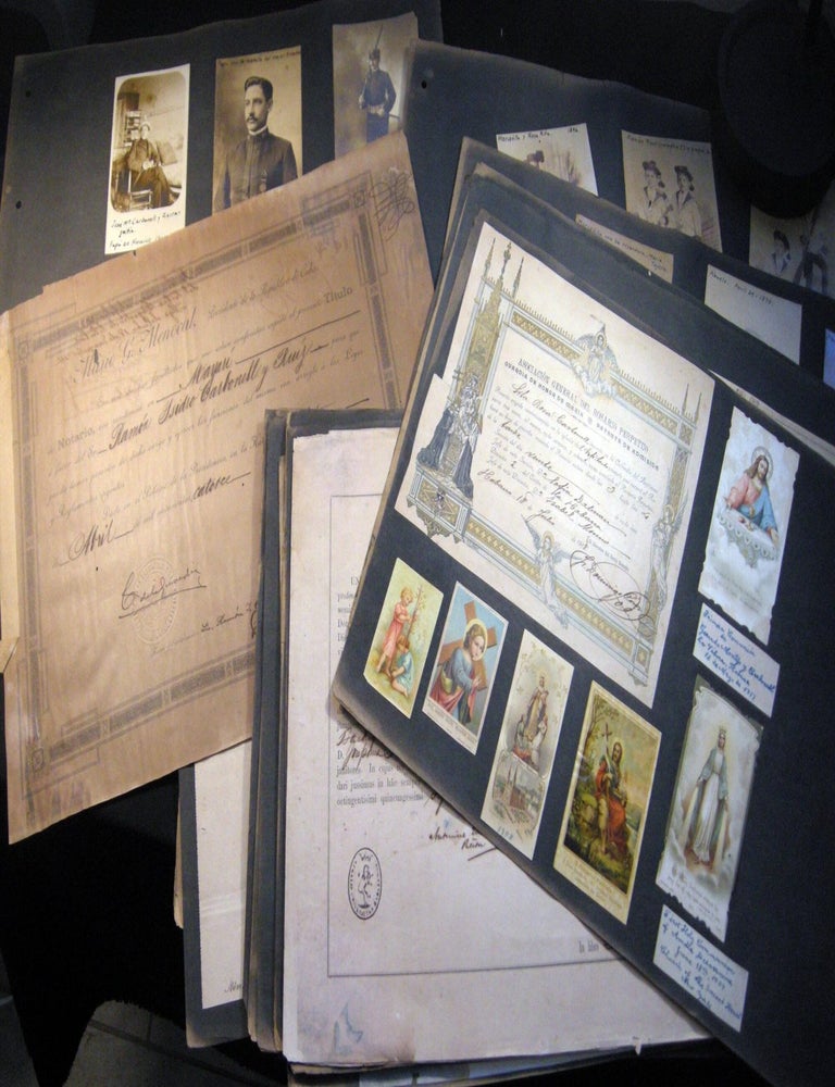 Item #030167 Circa 1857 - 1918 A Photographic, Documentary and Ephemeral Record of the Academic Achievements & Life of the Carbonell Family of Habana Cuba. Cuba - 19th, 20th Century.