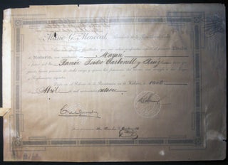 Circa 1857 - 1918 A Photographic, Documentary and Ephemeral Record of the Academic Achievements & Life of the Carbonell Family of Habana Cuba
