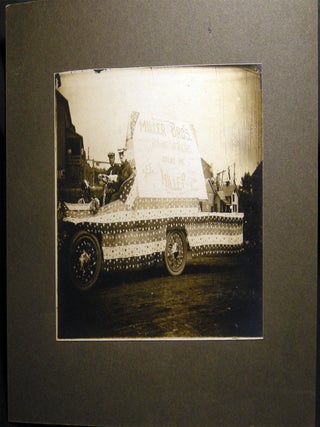 Circa 1910 Cabinet Card Photograph of the Miller Bros. Building Contractors. Americana - 20th Century -.