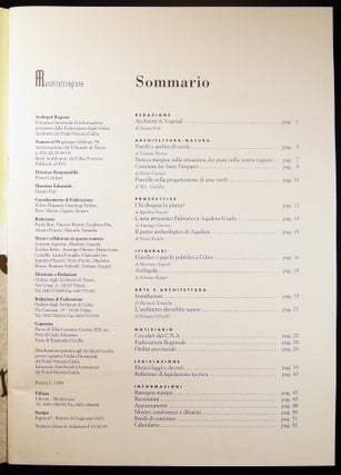 Item #030188 AR Architettiregione Numero 6/95 gennaio/febbraio '95. Italy - 20th Century -...