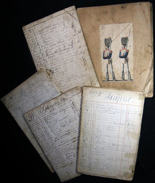 Item #030198 1831 - 1875 Collection of Manuscript Day-Books of Johnstown Pennsylvania. Americana...