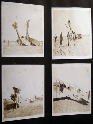 Item #030201 Circa 1918 - 1919 Photograph Album of the Men and Flying Machines of the United...