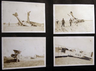 Item #030201 Circa 1918 - 1919 Photograph Album of the Men and Flying Machines of the United...