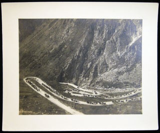 Item #030204 August 19, 1930 Photograph of Swiss Soldiers on the St. Gotthard Pass. Switzerland -...