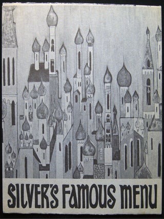 Item #030316 1975 Silver's Famous Menu - Silver's Cigar Store 11 Main Street...