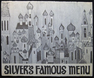 Item #030316 1975 Silver's Famous Menu - Silver's Cigar Store 11 Main Street...