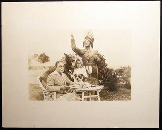 Item #030320 1916 Photograph of Silent Film Star Robert Edeson (1868 - 1931) and His Daughter at...